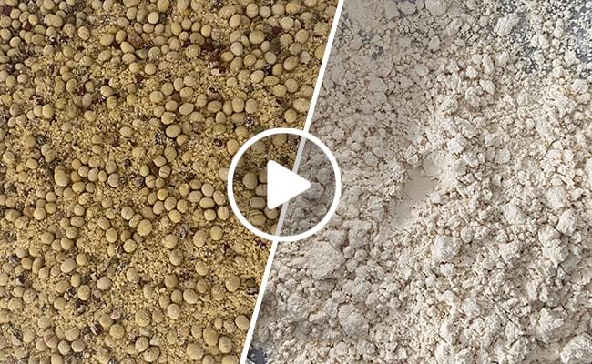 Soybean and Germ Powder Super Fine Grinding Machine Video