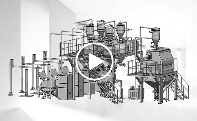 Myanmar Customers Coffee Powder Mixing Production Line Factory Video