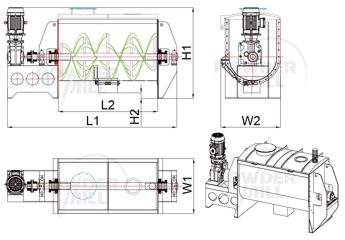 Milk Powder Blender