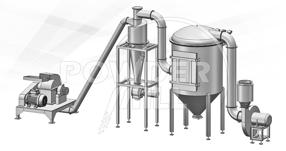 Hammer Mill Pulverizer Machine