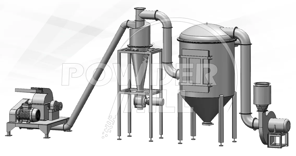 Dry Fish Powder Grinding Machine